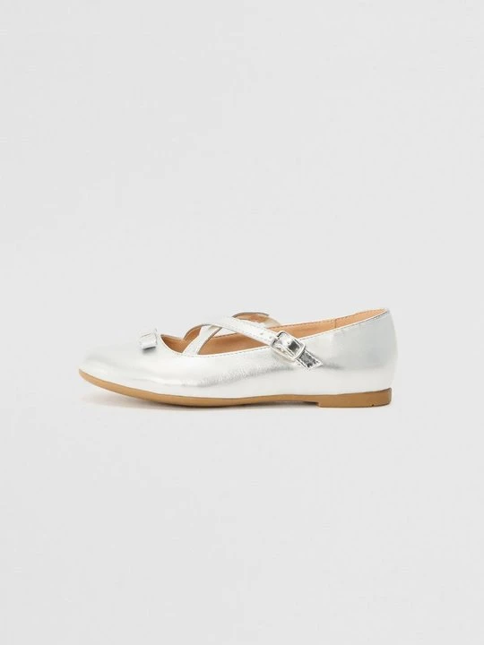 Zdjęcie produktu Klasyczne baleriny Friboo By Zalando srebrny