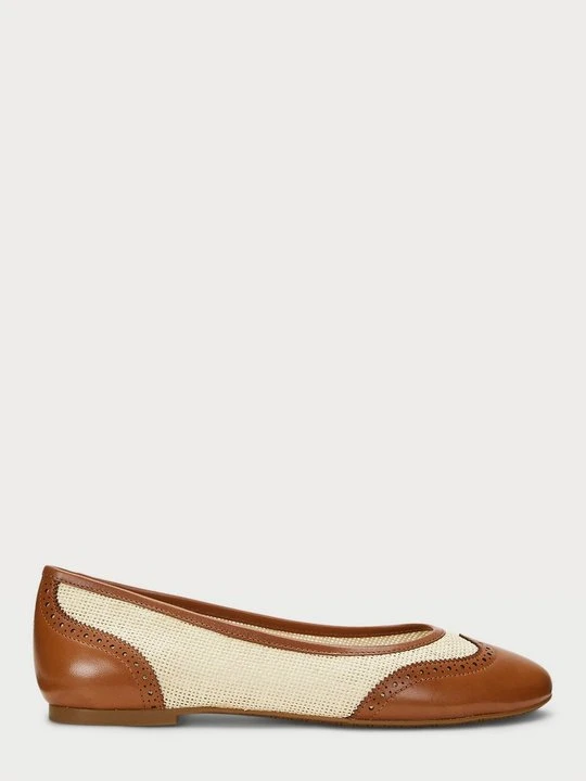 Zdjęcie produktu Klasyczne baleriny Lauren Ralph Lauren brązowy