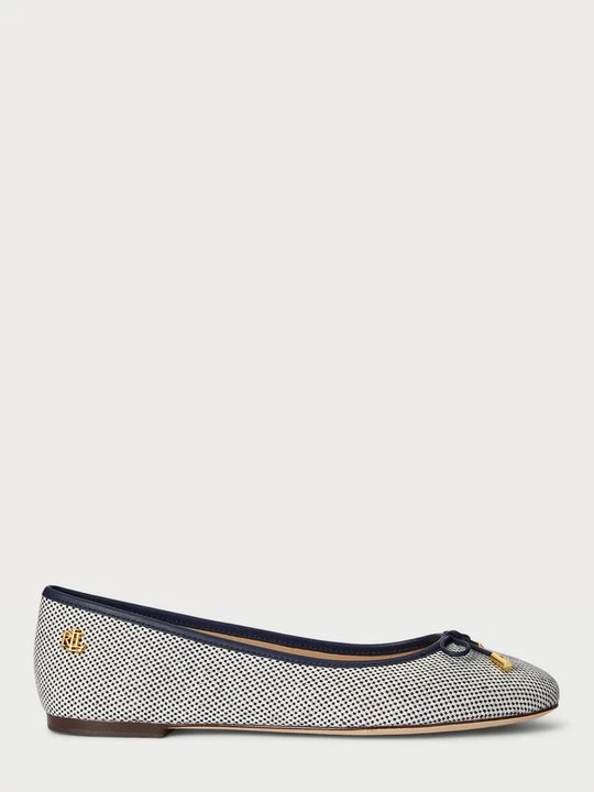Zdjęcie produktu Klasyczne baleriny Lauren Ralph Lauren granatowy
