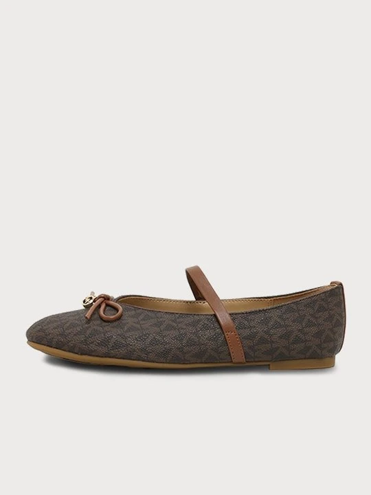 Zdjęcie produktu Klasyczne baleriny Michael Kors brązowy