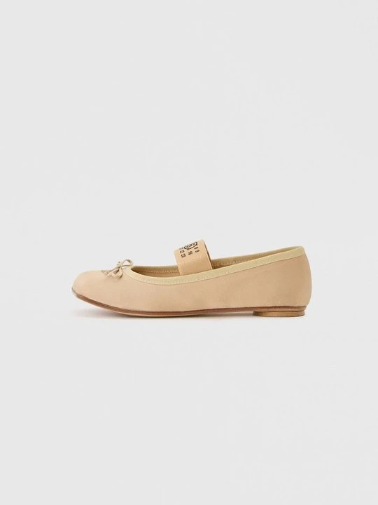 Zdjęcie produktu Klasyczne baleriny MM6 Maison Margiela beżowy
