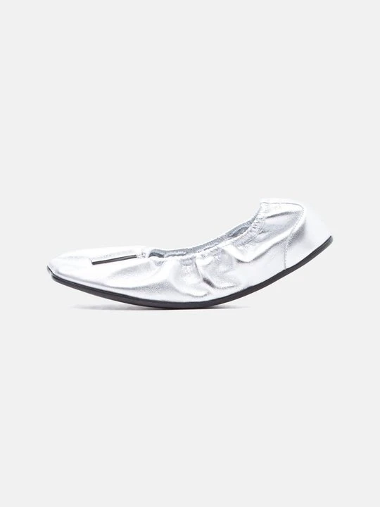 Zdjęcie produktu Klasyczne baleriny MM6 Maison Margiela srebrny