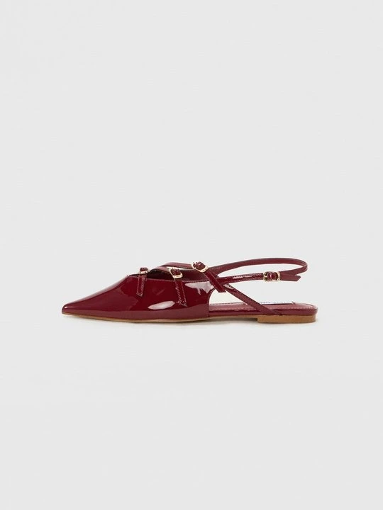 Zdjęcie produktu Klasyczne baleriny Steve Madden czerwony