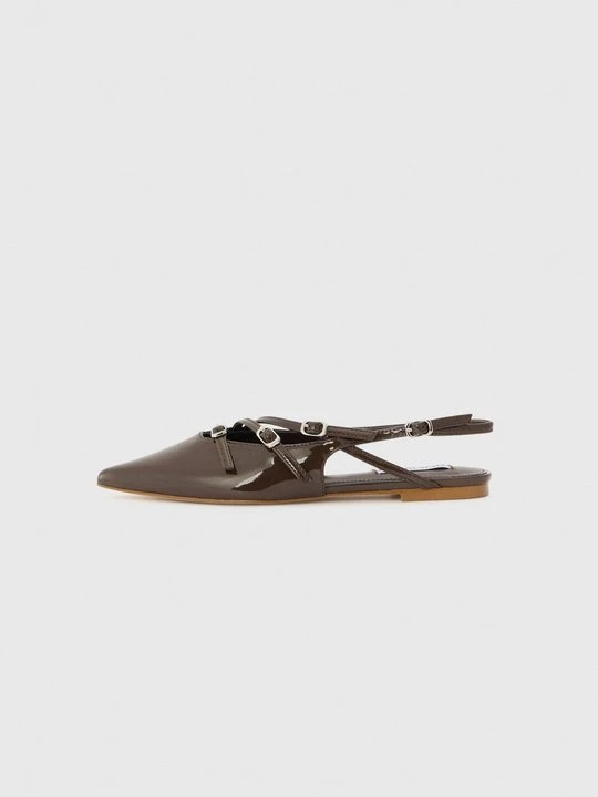Zdjęcie produktu Klasyczne baleriny Steve Madden ciemnobrązowy