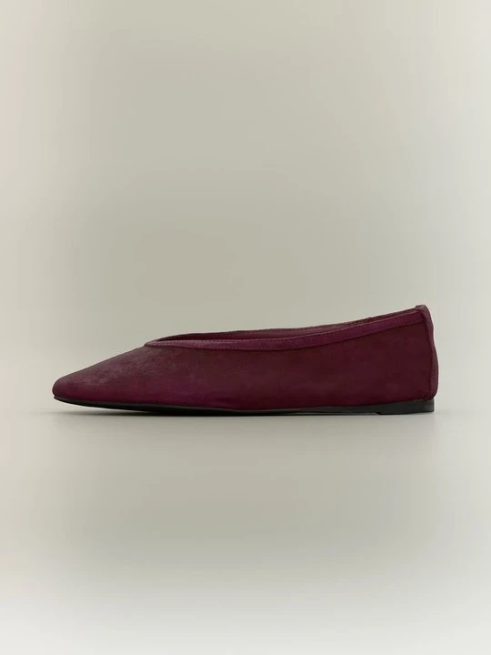 Zdjęcie produktu Klasyczne baleriny Steve Madden ciemnoczerwony