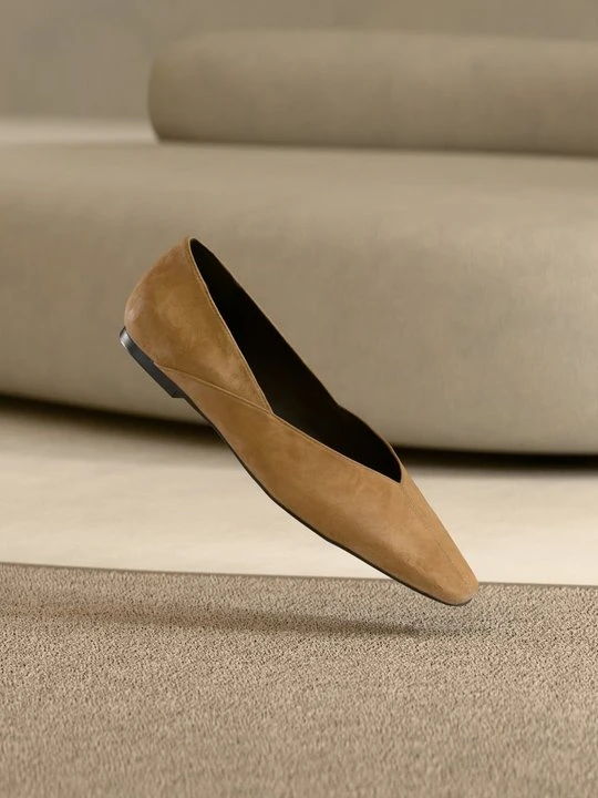 Zdjęcie produktu Klasyczne baleriny Zign By Zalando koniakowy