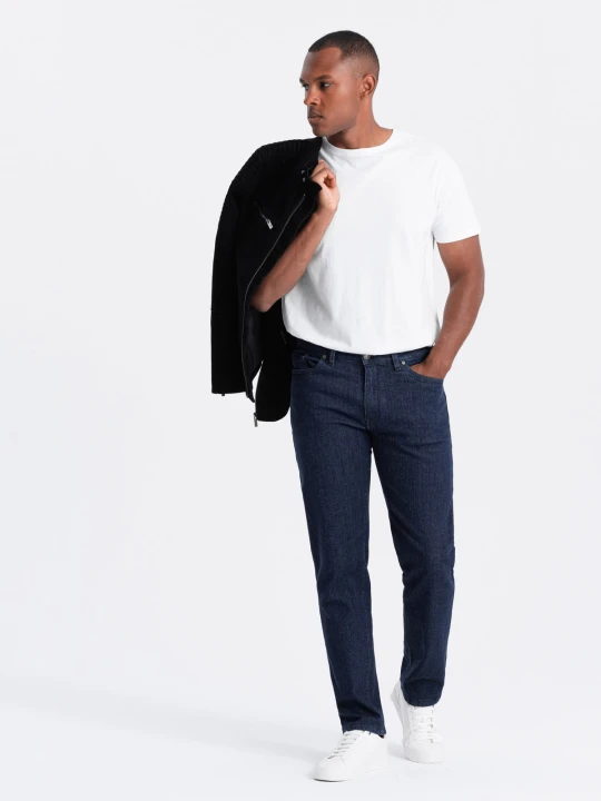 Zdjęcie produktu Klasyczne męskie jeansowe spodnie REGULAR FIT – indygo V1 Ombre Clothing
