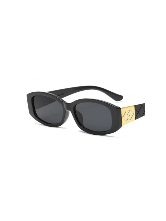 Zdjęcie produktu Klasyczne okulary w stylu retro - czarne  magmac 