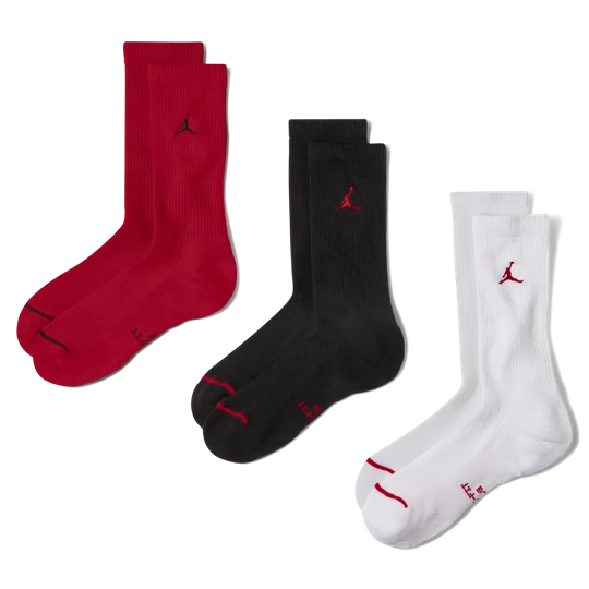 Zdjęcie produktu Klasyczne skarpety Jordan Everyday (3 pary) - Wielokolorowe