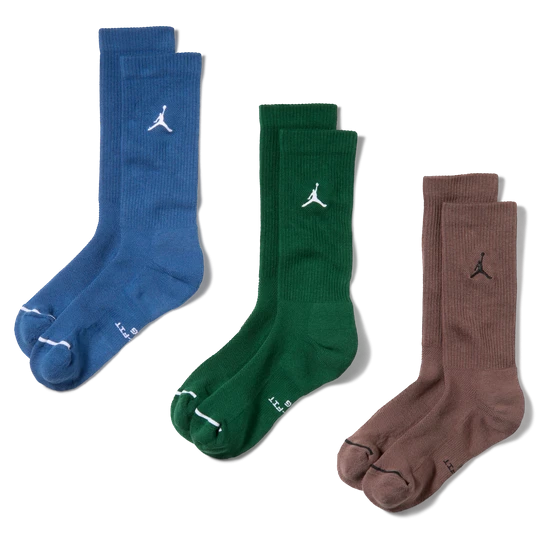 Zdjęcie produktu Klasyczne skarpety Jordan Everyday (3 pary) - Wielokolorowe