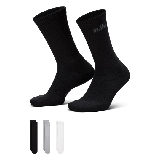 Zdjęcie produktu Klasyczne skarpety Nike Everyday Elevated (3 pary) - Czerń