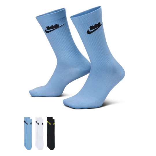 Zdjęcie produktu Klasyczne skarpety Nike x LEGO® Collection Everyday Essentials (3 pary) - Wielokolorowe