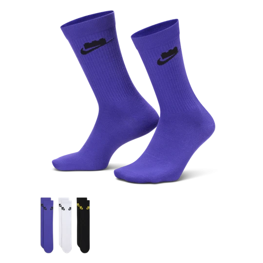 Zdjęcie produktu Klasyczne skarpety Nike x LEGO® Collection Everyday Essentials (3 pary) - Wielokolorowe