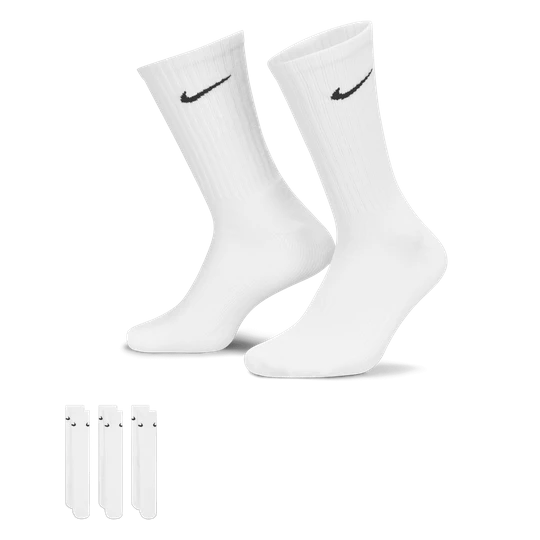 Zdjęcie produktu Klasyczne skarpety treningowe Nike Cushioned (3 pary) - Biel