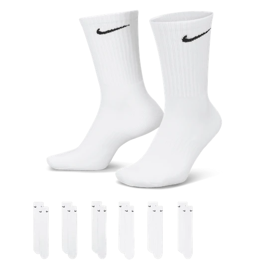 Zdjęcie produktu Klasyczne skarpety treningowe Nike Everyday Cushioned (6 par) - Biel
