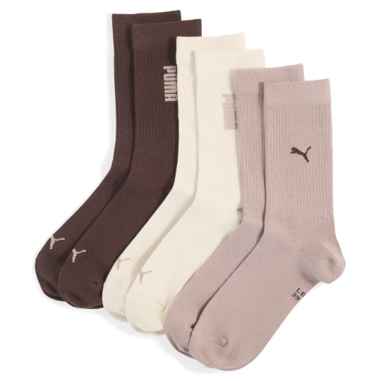 Zdjęcie produktu Klasyczne skarpety unisex PUMA (3 pary), Akcesoria, Beżowy