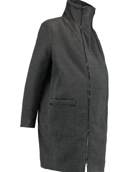 Zdjęcie produktu Klasyczny płaszcz 9Fashion antracytowy