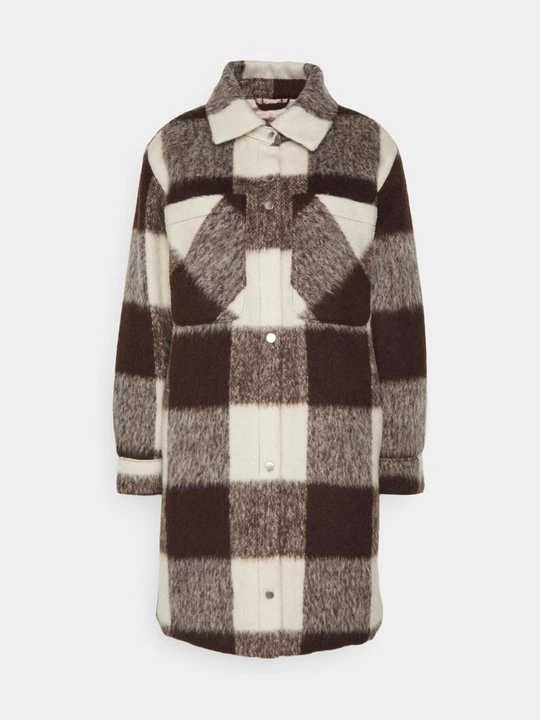 Zdjęcie produktu Klasyczny płaszcz Abercrombie & Fitch brązowy