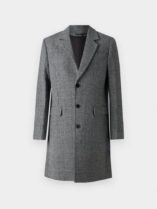 Zdjęcie produktu Klasyczny płaszcz AllSaints szary