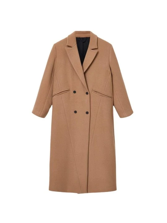 Zdjęcie produktu Klasyczny płaszcz AllSaints brązowy