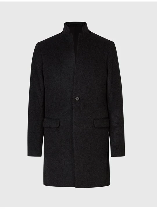 Zdjęcie produktu Klasyczny płaszcz AllSaints szary