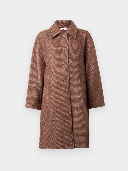 Zdjęcie produktu Klasyczny płaszcz American Vintage brązowy