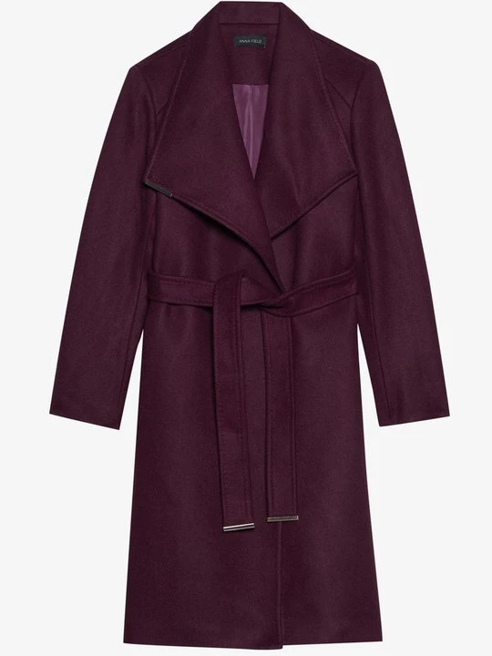 Zdjęcie produktu Klasyczny płaszcz Anna Field By Zalando bordowy