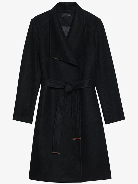 Zdjęcie produktu Klasyczny płaszcz Anna Field By Zalando czarny