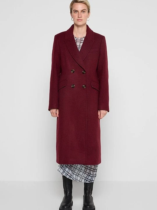 Zdjęcie produktu Klasyczny płaszcz Barbour bordowy
