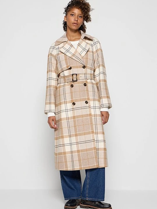 Zdjęcie produktu Klasyczny płaszcz Barbour biały