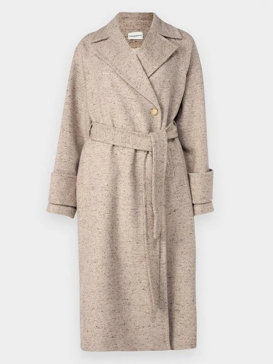 Zdjęcie produktu Klasyczny płaszcz CLAUDIE PIERLOT beżowy