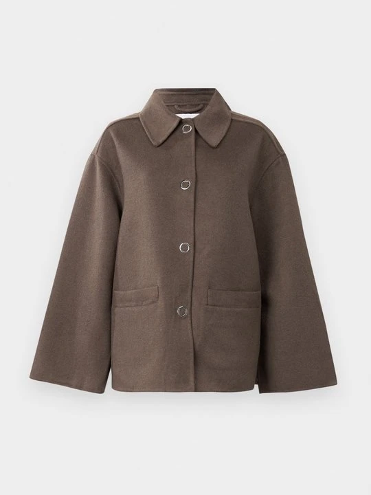 Zdjęcie produktu Klasyczny płaszcz Day Birger et Mikkelsen ciemnobrązowy