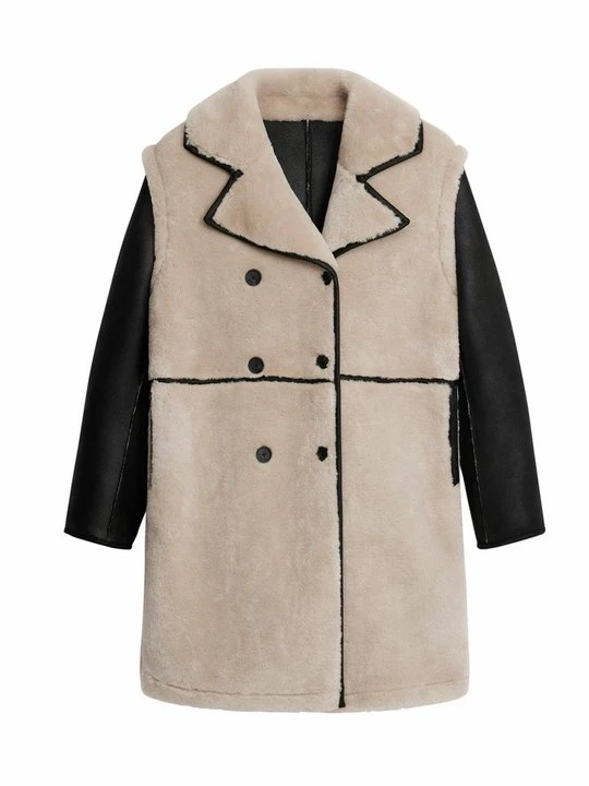 Zdjęcie produktu Klasyczny płaszcz Desigual jasnobrązowy
