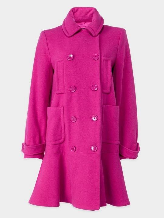 Zdjęcie produktu Klasyczny płaszcz Emporio Armani jasnoróżowy