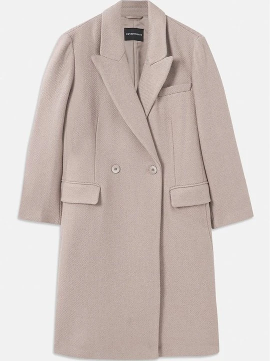 Zdjęcie produktu Klasyczny płaszcz Emporio Armani wielbłądzi