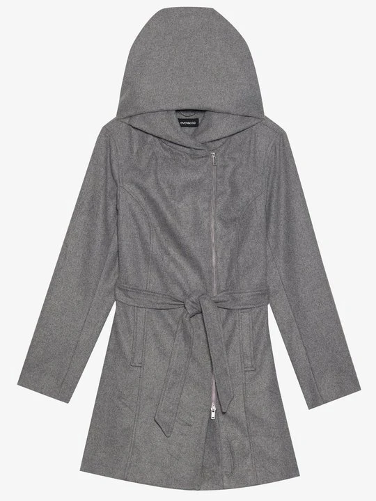 Zdjęcie produktu Klasyczny płaszcz Even&Odd By Zalando szary melanż
