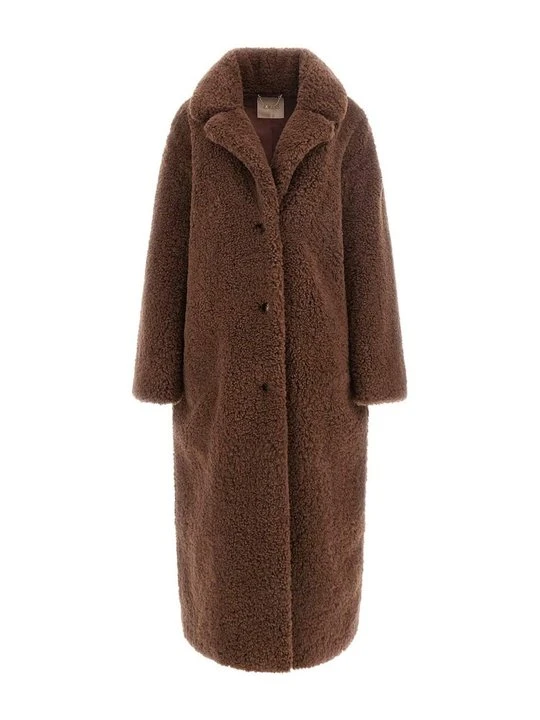 Zdjęcie produktu Klasyczny płaszcz Guess brązowy