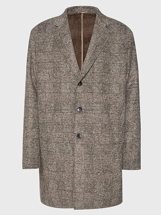 Zdjęcie produktu Klasyczny płaszcz Hackett London brązowy