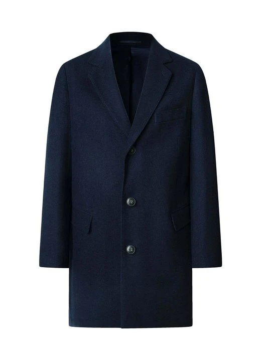 Zdjęcie produktu Klasyczny płaszcz Hackett London granatowy