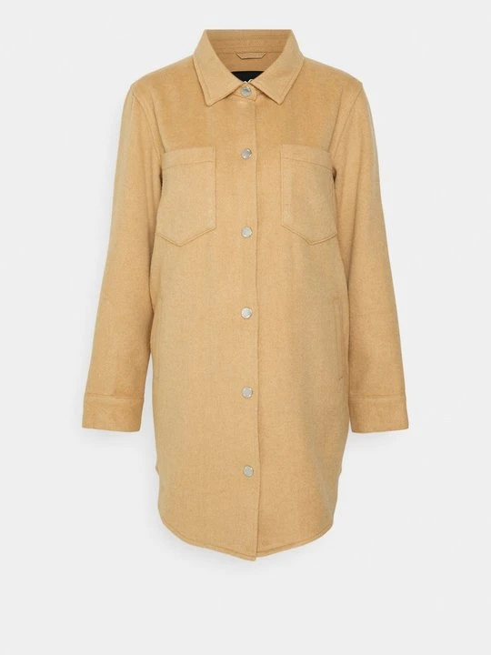 Zdjęcie produktu Klasyczny płaszcz Hollister Co. beżowy
