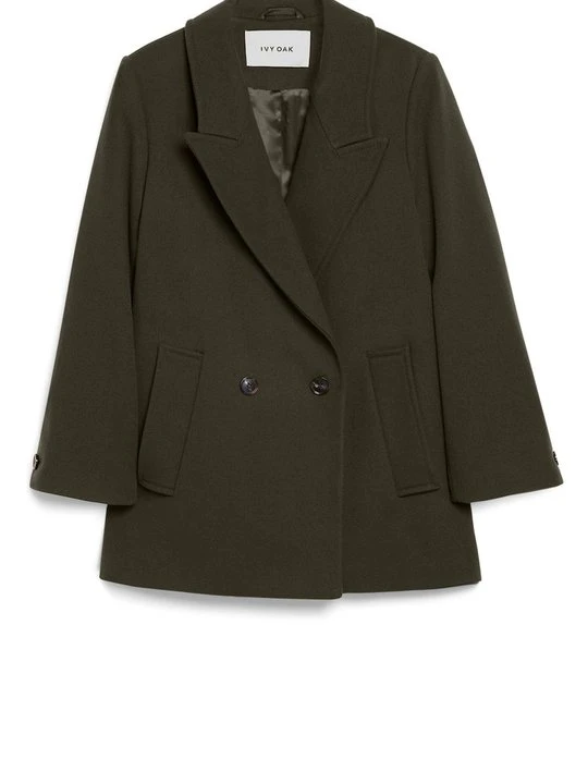 Zdjęcie produktu Klasyczny płaszcz IVY & OAK khaki