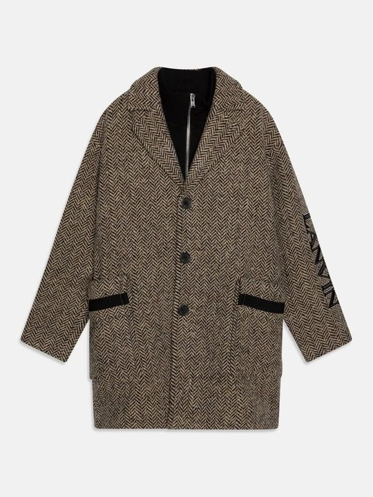 Zdjęcie produktu Klasyczny płaszcz Lanvin brązowy