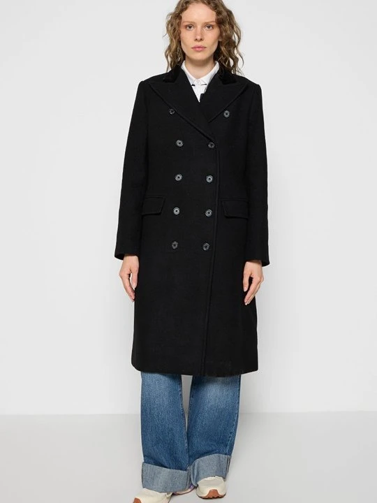 Zdjęcie produktu Klasyczny płaszcz Lauren Ralph Lauren czarny