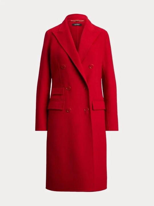 Zdjęcie produktu Klasyczny płaszcz Lauren Ralph Lauren czerwony