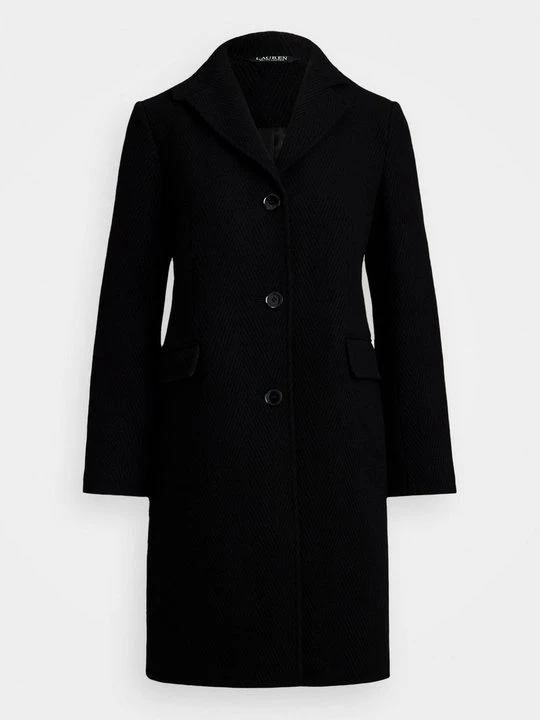 Zdjęcie produktu Klasyczny płaszcz Lauren Ralph Lauren czarny