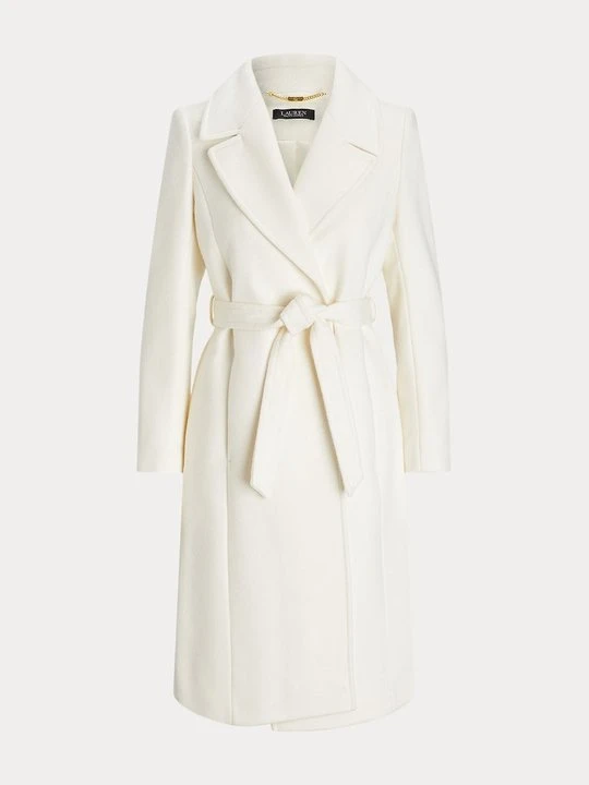 Zdjęcie produktu Klasyczny płaszcz Lauren Ralph Lauren mleczny