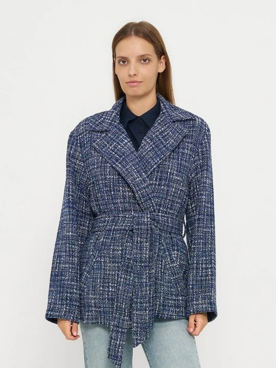 Zdjęcie produktu Klasyczny płaszcz Lauren Ralph Lauren niebieski
