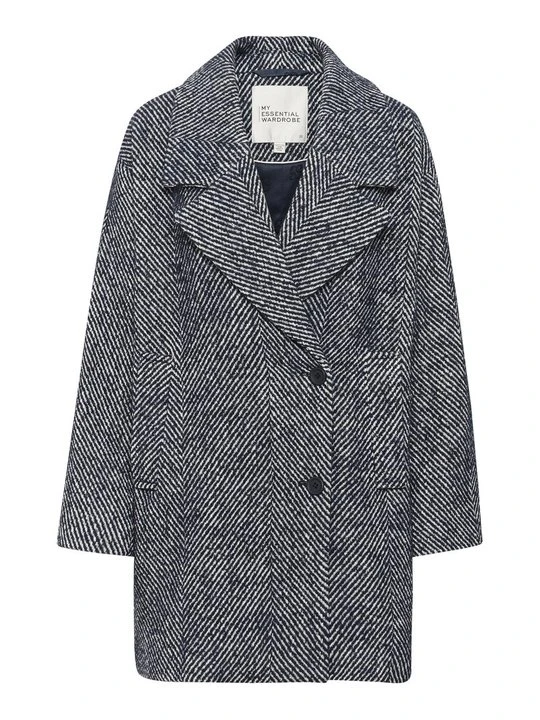 Zdjęcie produktu Klasyczny płaszcz My Essential Wardrobe granatowy