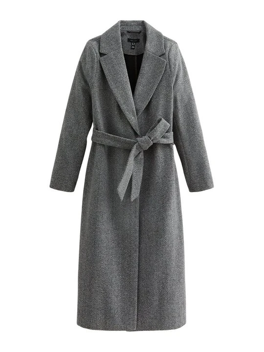 Zdjęcie produktu Klasyczny płaszcz New Look jasnoszary