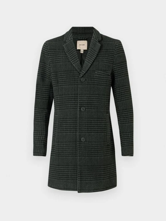 Zdjęcie produktu Klasyczny płaszcz Only & Sons ciemnoszary
